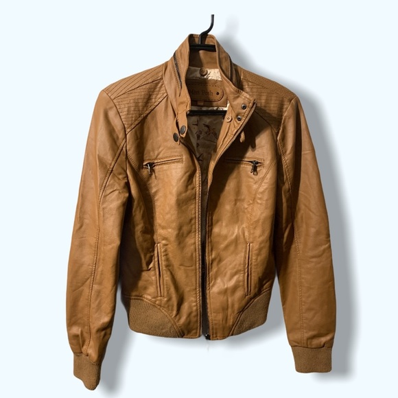 Vegan Leather Jacket - Picture 3 of 11